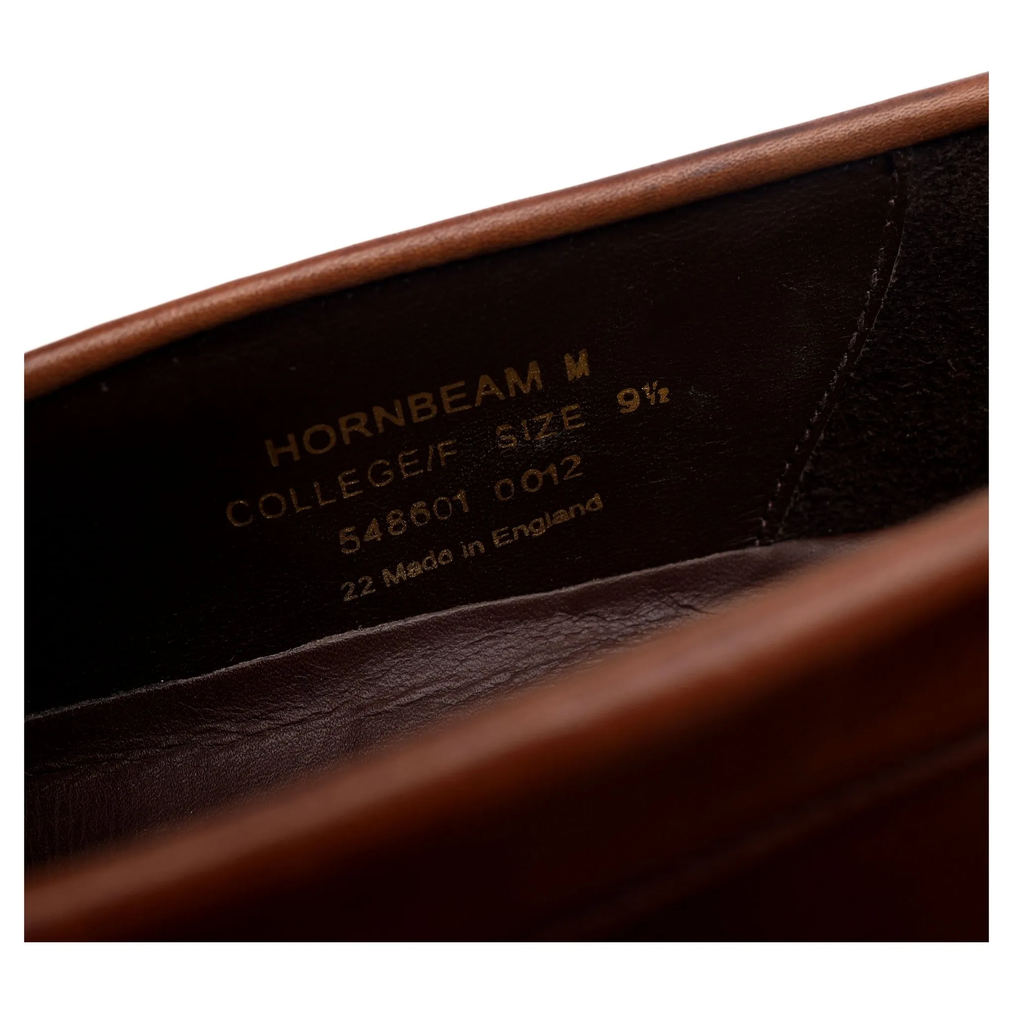 1880 'Hornbeam' Brown Leather Loafers UK 9.5 F