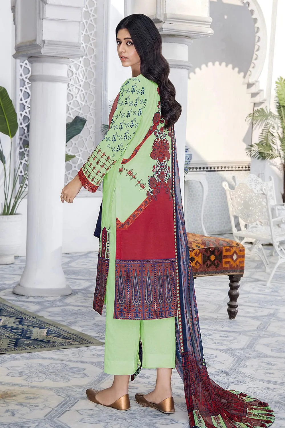 2 Pcs Stitched SHIRT & DUPATTA RKCW-1721 STITCH