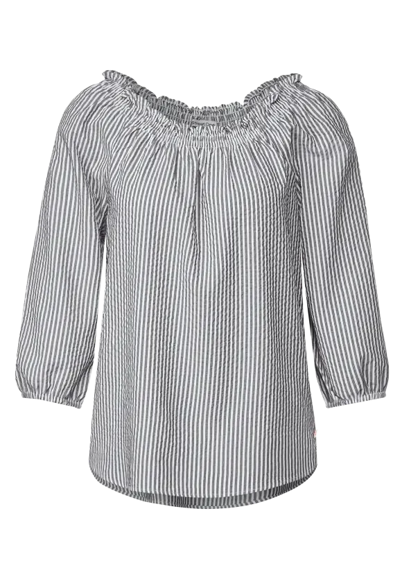 343963 - Off Shoulder Stripe Blouse - Street One