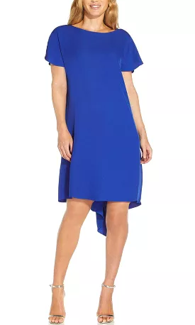 Adrianna Papell AP1D104430 - Short Sleeve Boat Neck Short Dress