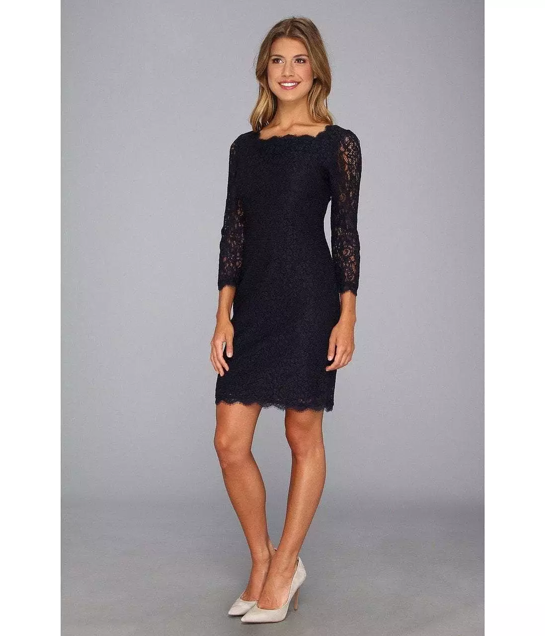 Adrianna Papell - Short Evening Lace Dress 61864780