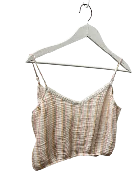 Aerie | Size L | Shirt | Cream Stripe | Pre-Loved