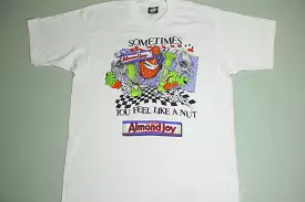 Almond Joy Mounds Sometimes You Feel Like A Nut 90s Vintage Single Stitch USA T-Shirt