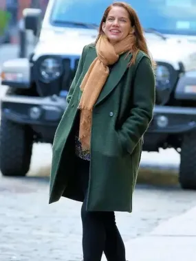 Anna Chlumsky Inventing Anna Green Trench Coat