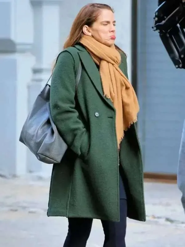 Anna Chlumsky Inventing Anna Green Trench Coat