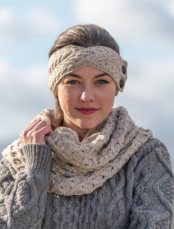 Aran Snood Scarf