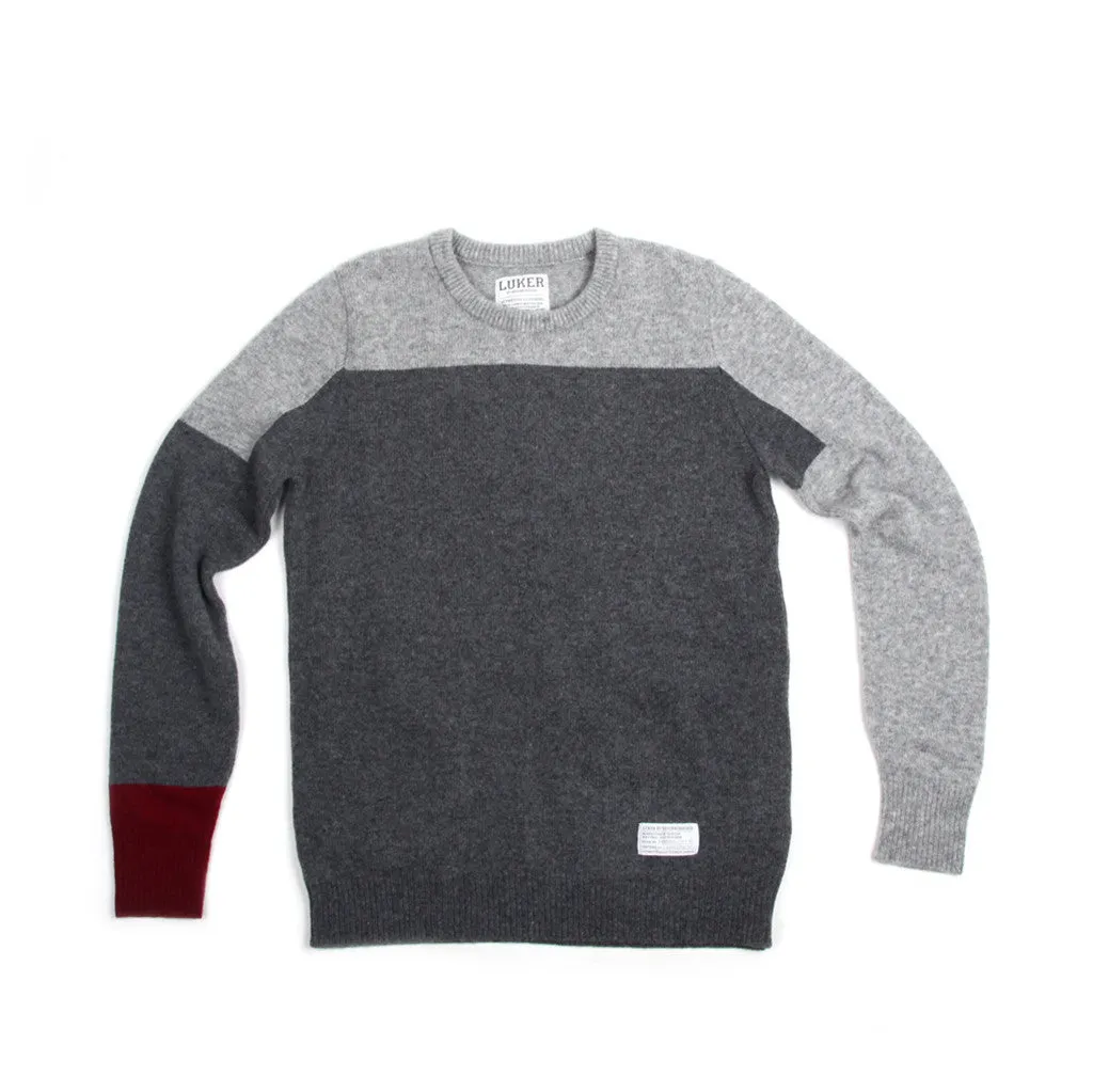 Asymmetrical Crewneck Sweater