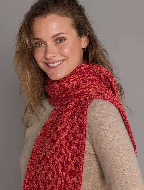 A‎ran P‎lated Scarf