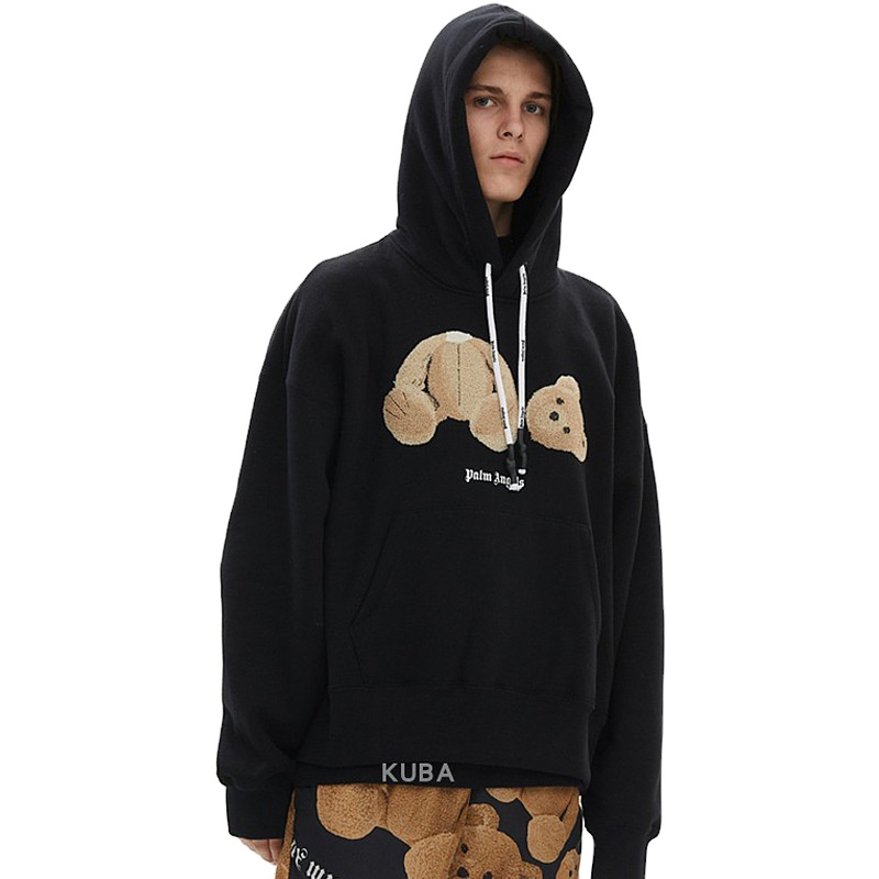 Bear Hoodie Unisex Loose Drop Shoulder Cute Hoodies