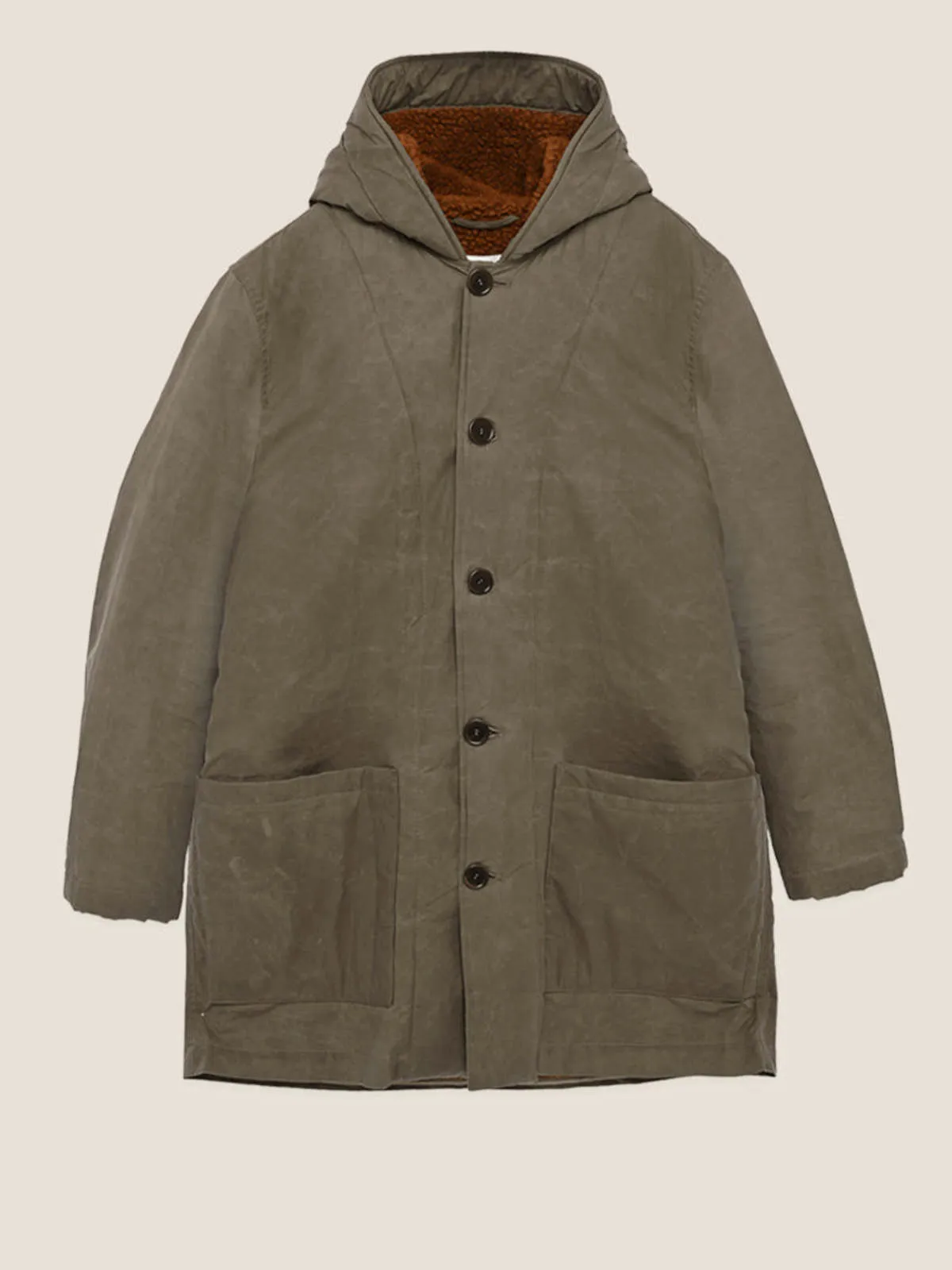 Beat Generation Coat - Olive/Ginger