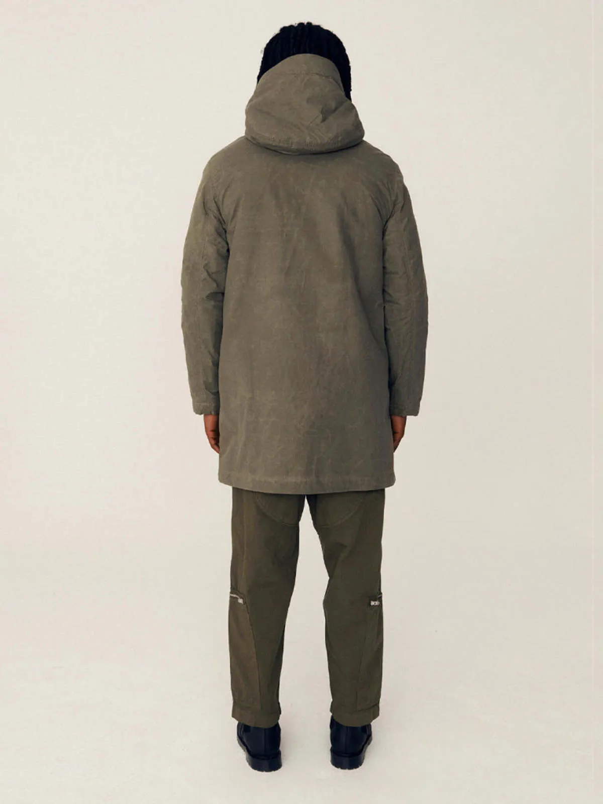 Beat Generation Coat - Olive/Ginger