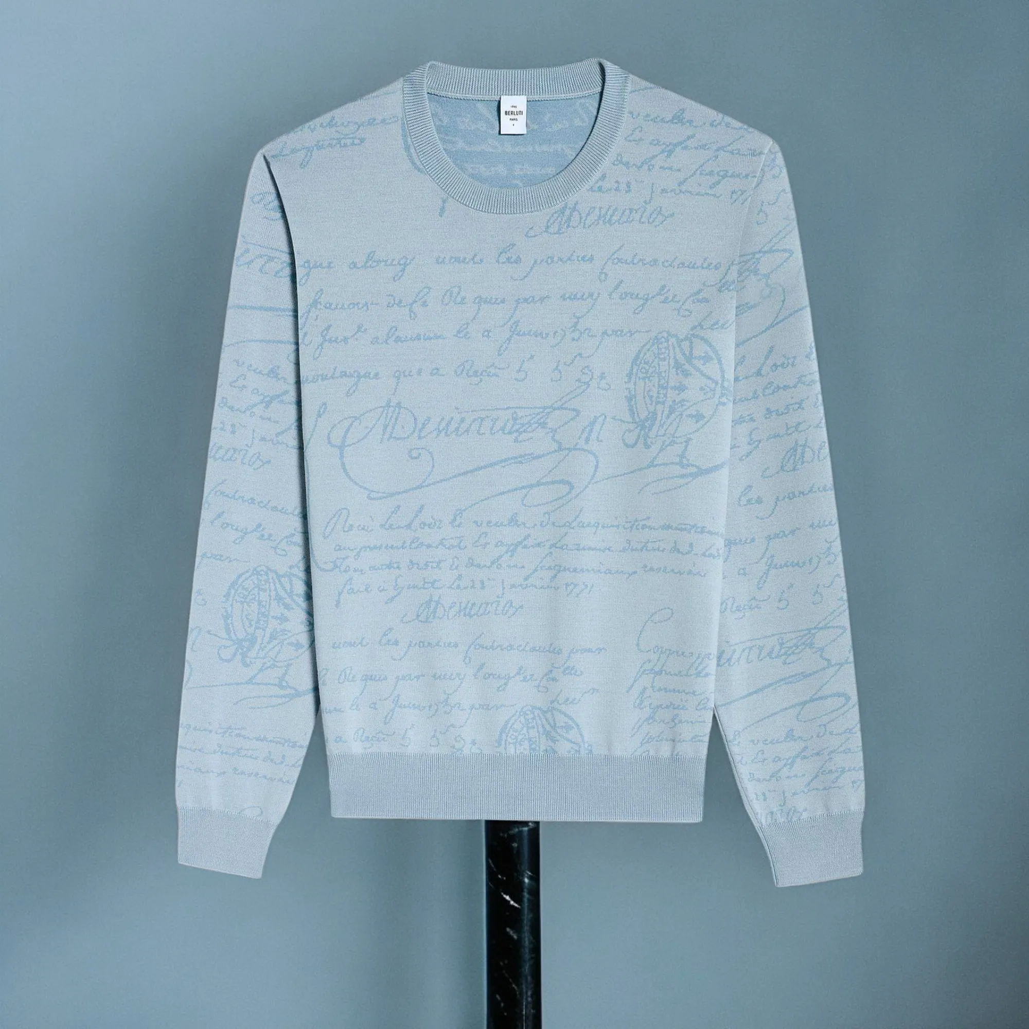 Berluti  |Scritto Wool Crewneck