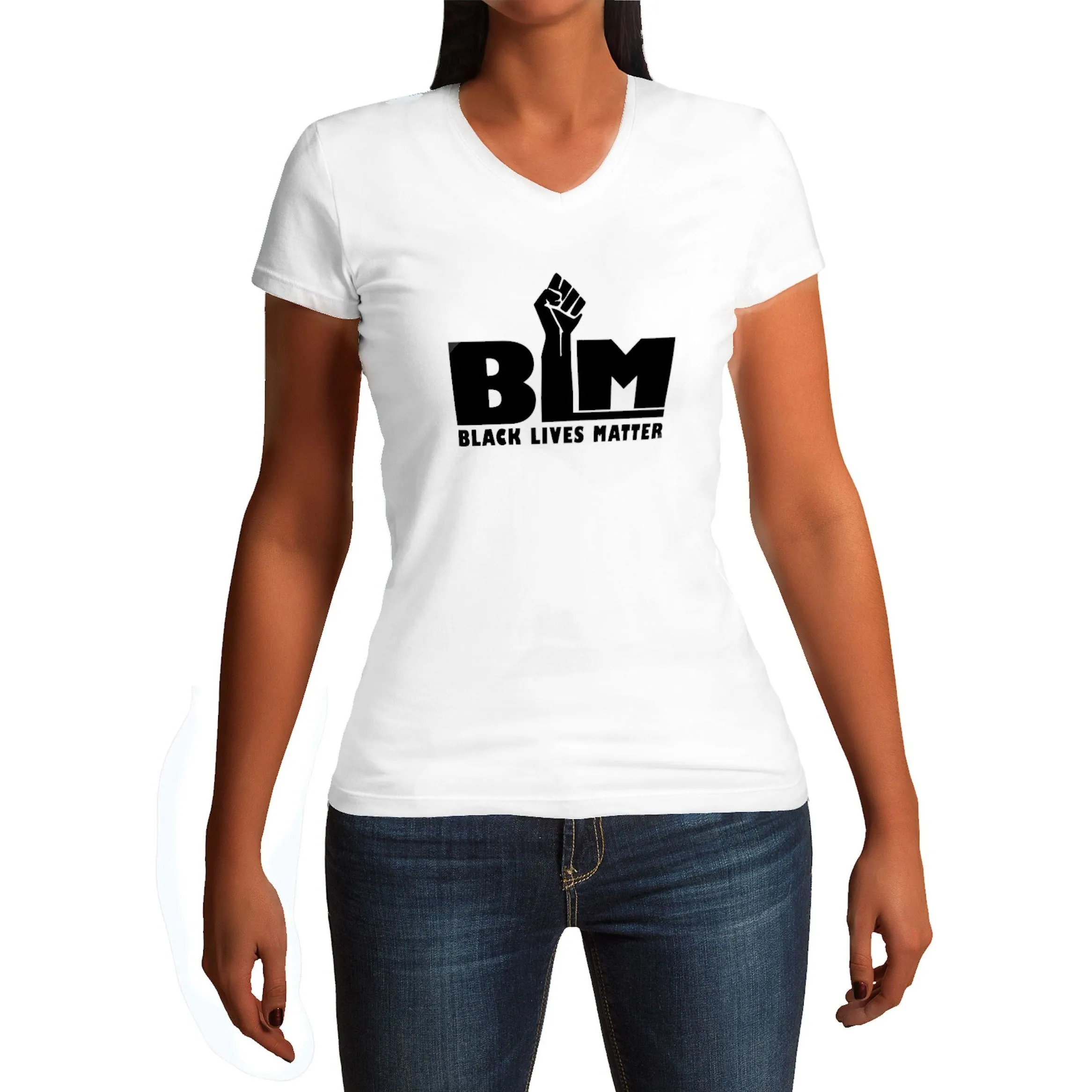 Black Lives Matter Fist Women's T-Shirt