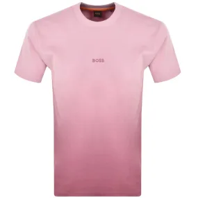 BOSS Pre Gradient T Shirt Pink