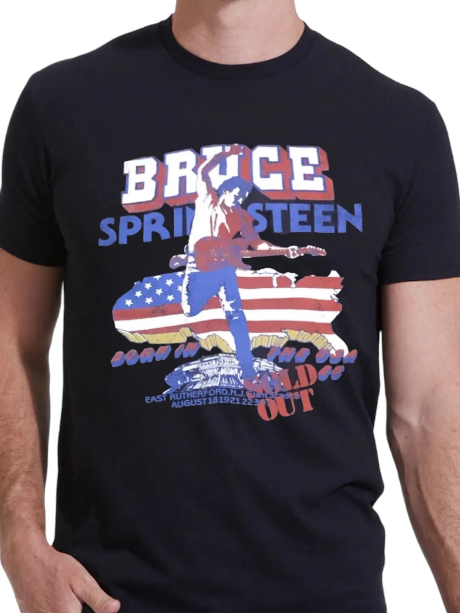 Bruce Springsteen Born In The USA Unisex Official T Shirt Various Sizes Back Printed