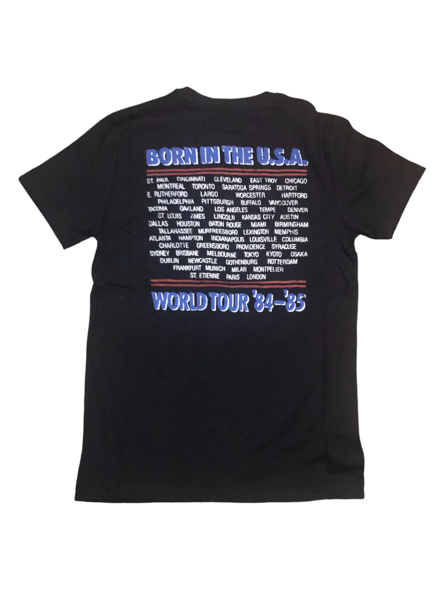 Bruce Springsteen Born In The USA Unisex Official T Shirt Various Sizes Back Printed