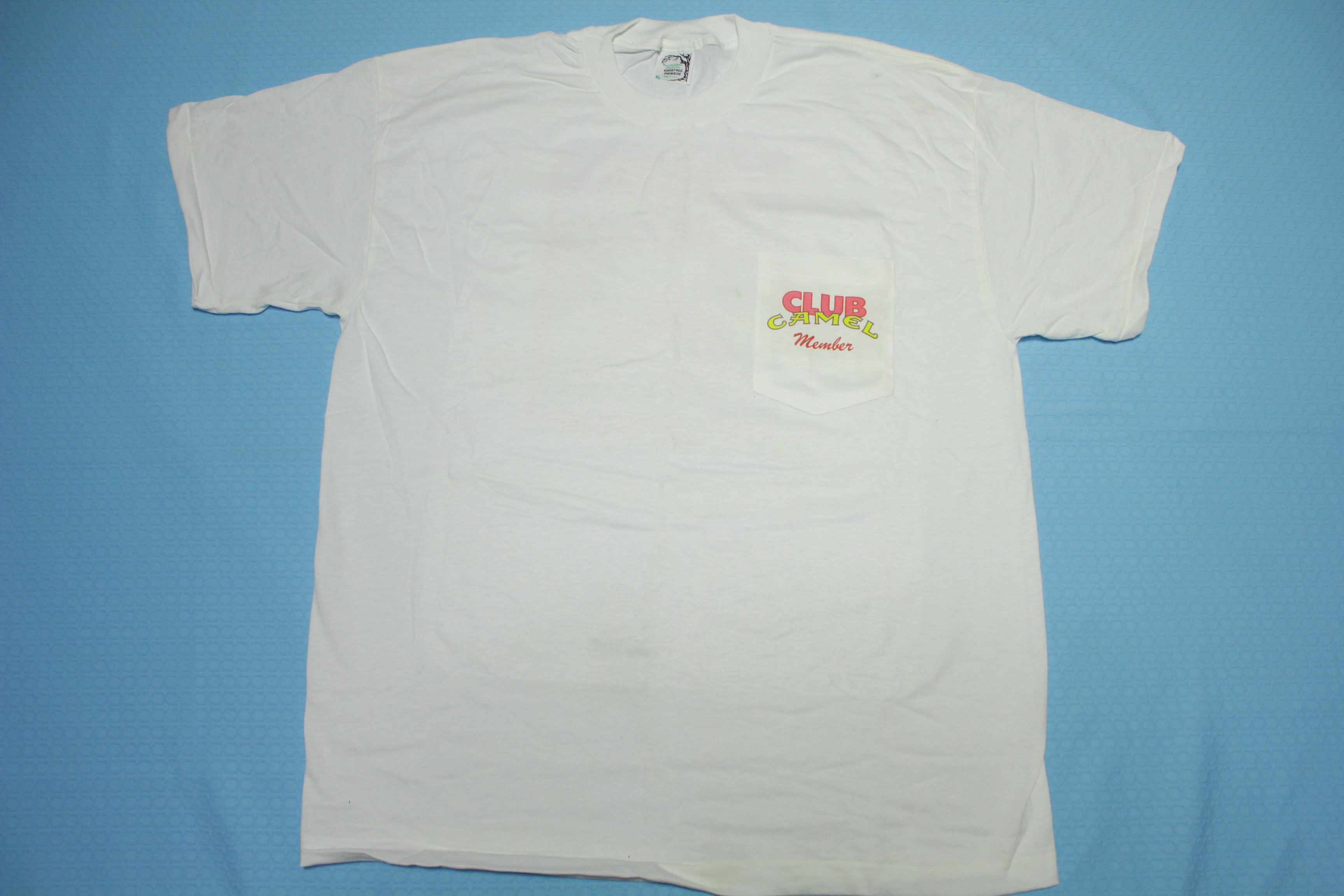 Camel Club Joe Cigarettes Vintage 1991 Wish You Were Here 90's Single Stitch USA T-Shirt