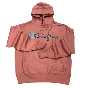 Champion FLC REVERSE WEAVE PULL OVER SCRIPT HOOD Men’s - SANDALWOOD