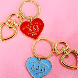 Chapter Heart Keychain