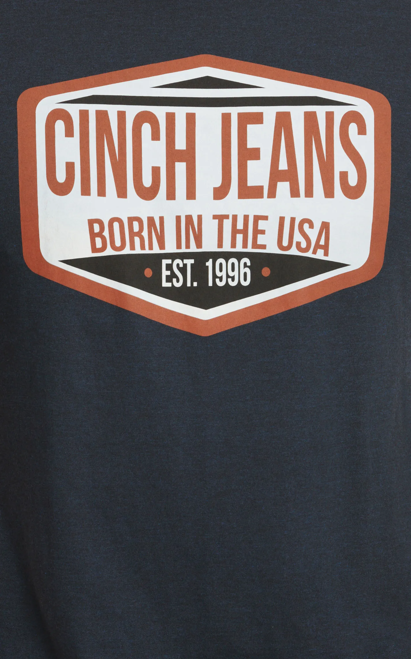 Cinch Men's Navy Born in the USA Logo Graphic Short Sleeve Logo Graphic T-Shirt