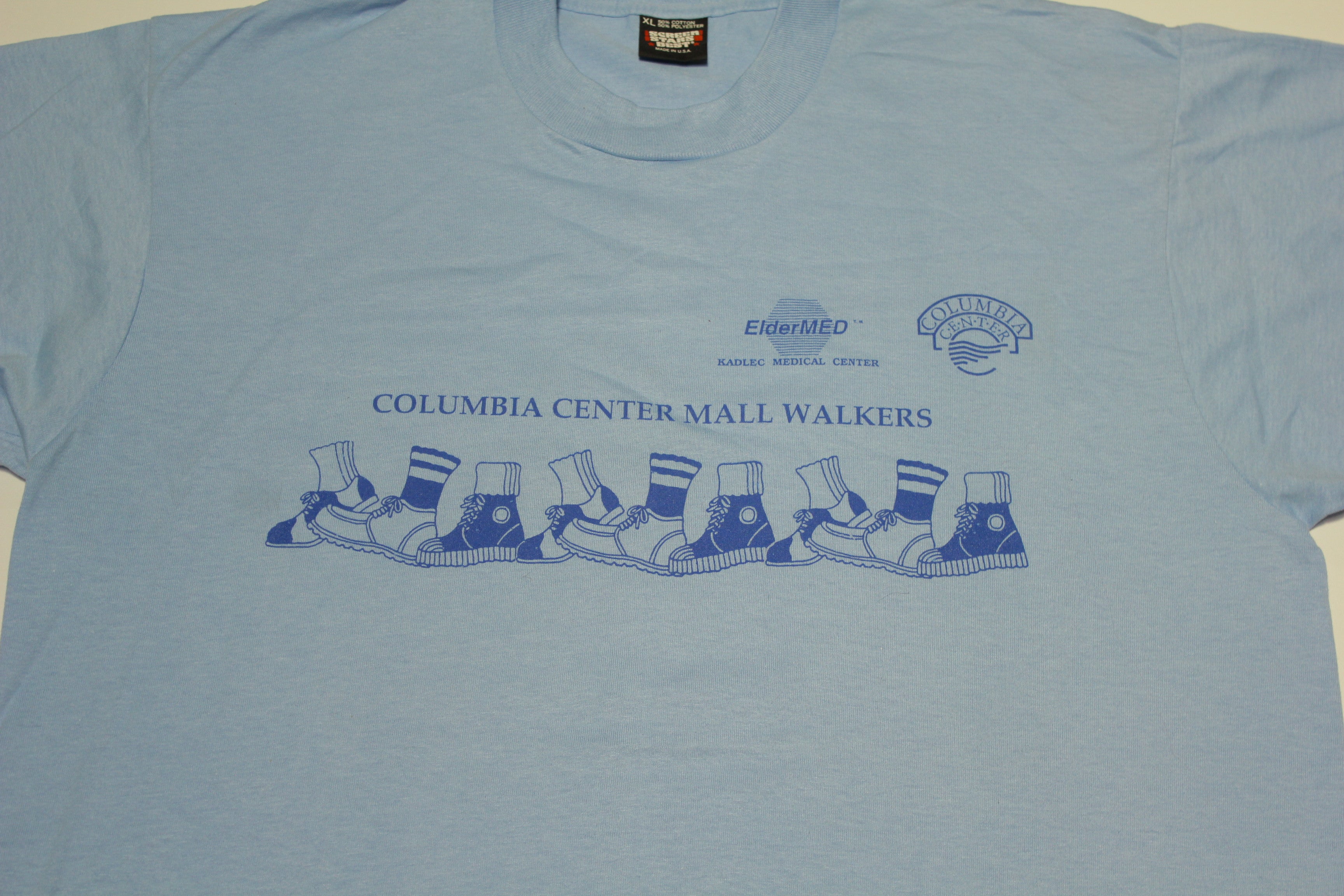 Columbia Center Mall Walkers Vintage 90's Screen Stars Single Stitch T-Shirt