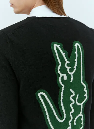 COMME des GARCONS  |Crew Neck Wool Street Style Long Sleeves Logo Designers