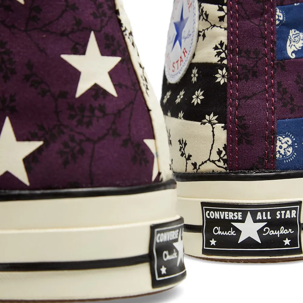 Converse 1st String Chuck Taylor 1970s HiRed Flag Calico