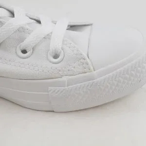 Converse All Star Low White Mono Trainers