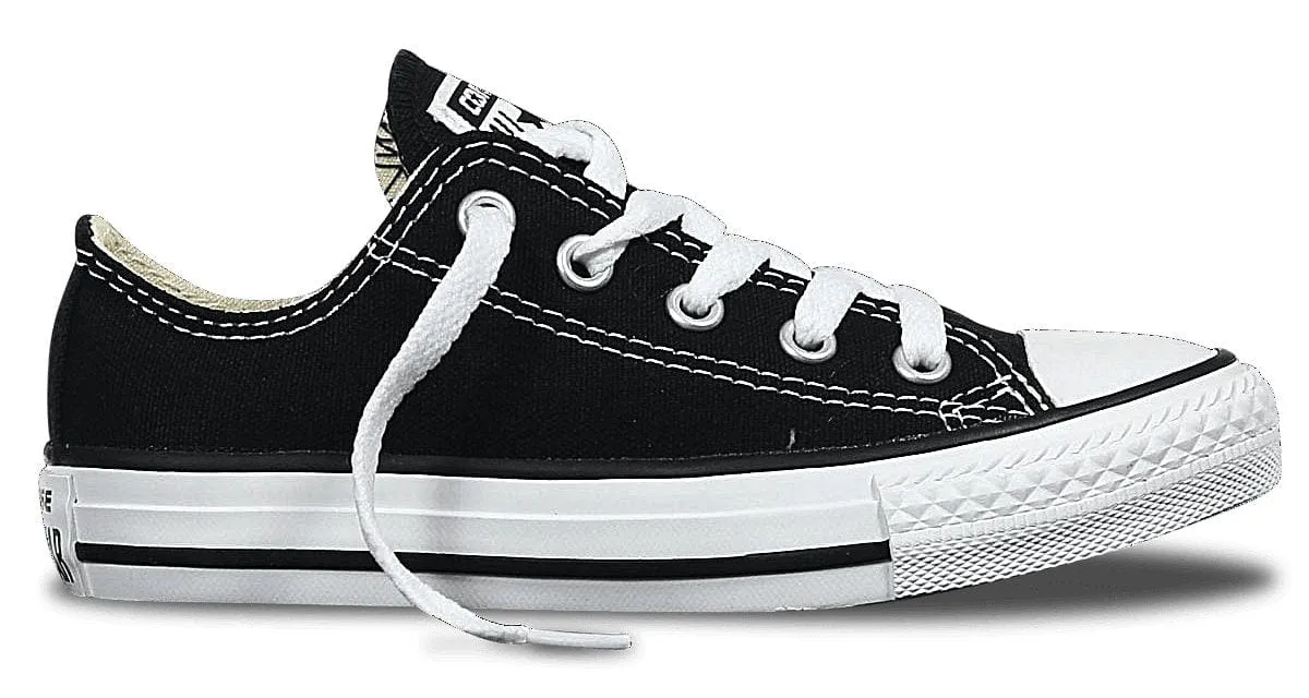 CONVERSE KIDS CHUCK TAYLOR ALL STAR LOW TOP BLACK/WHITE SHOE