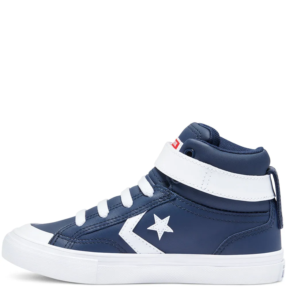 Converse - Kids Pro Blaze Strap High Top Navy