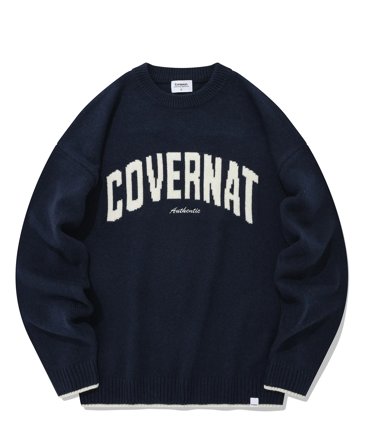 COVERNAT  |[COVERNAT]★arch logo crew neck knit