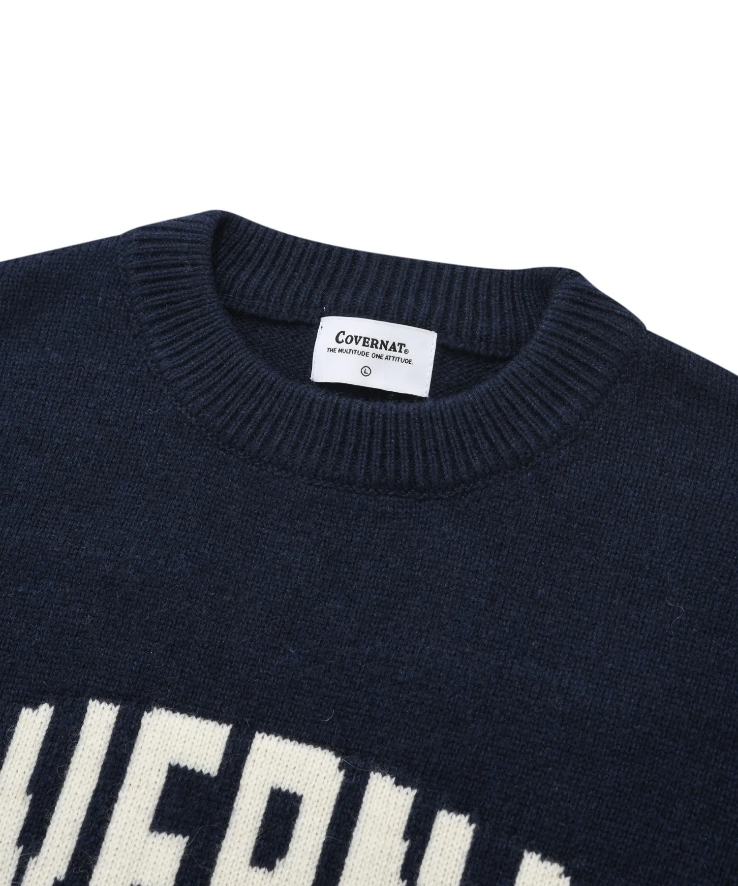 COVERNAT  |[COVERNAT]★arch logo crew neck knit