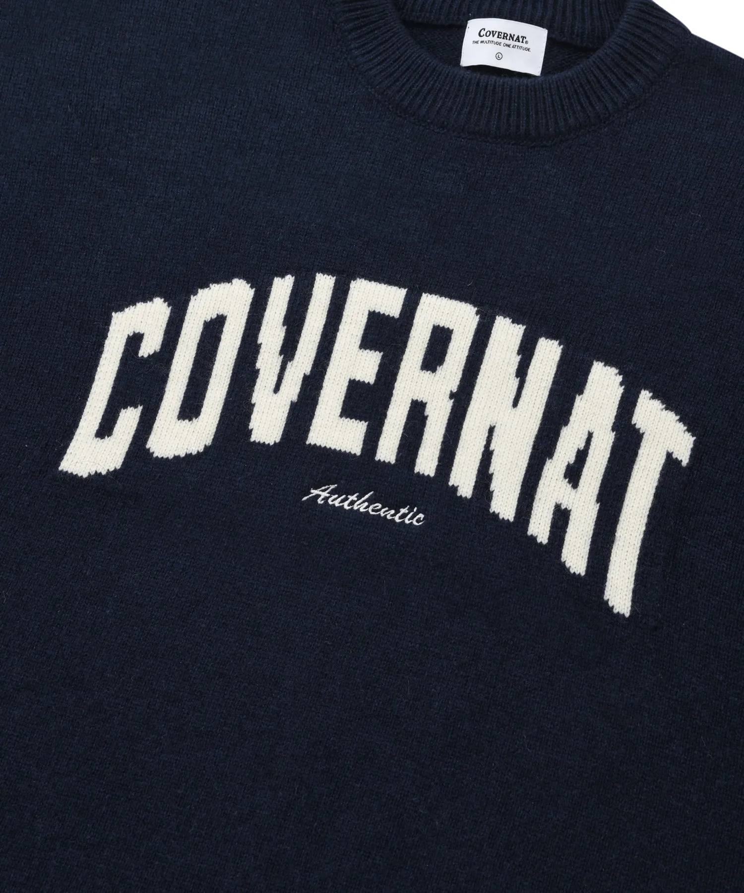 COVERNAT  |[COVERNAT]★arch logo crew neck knit