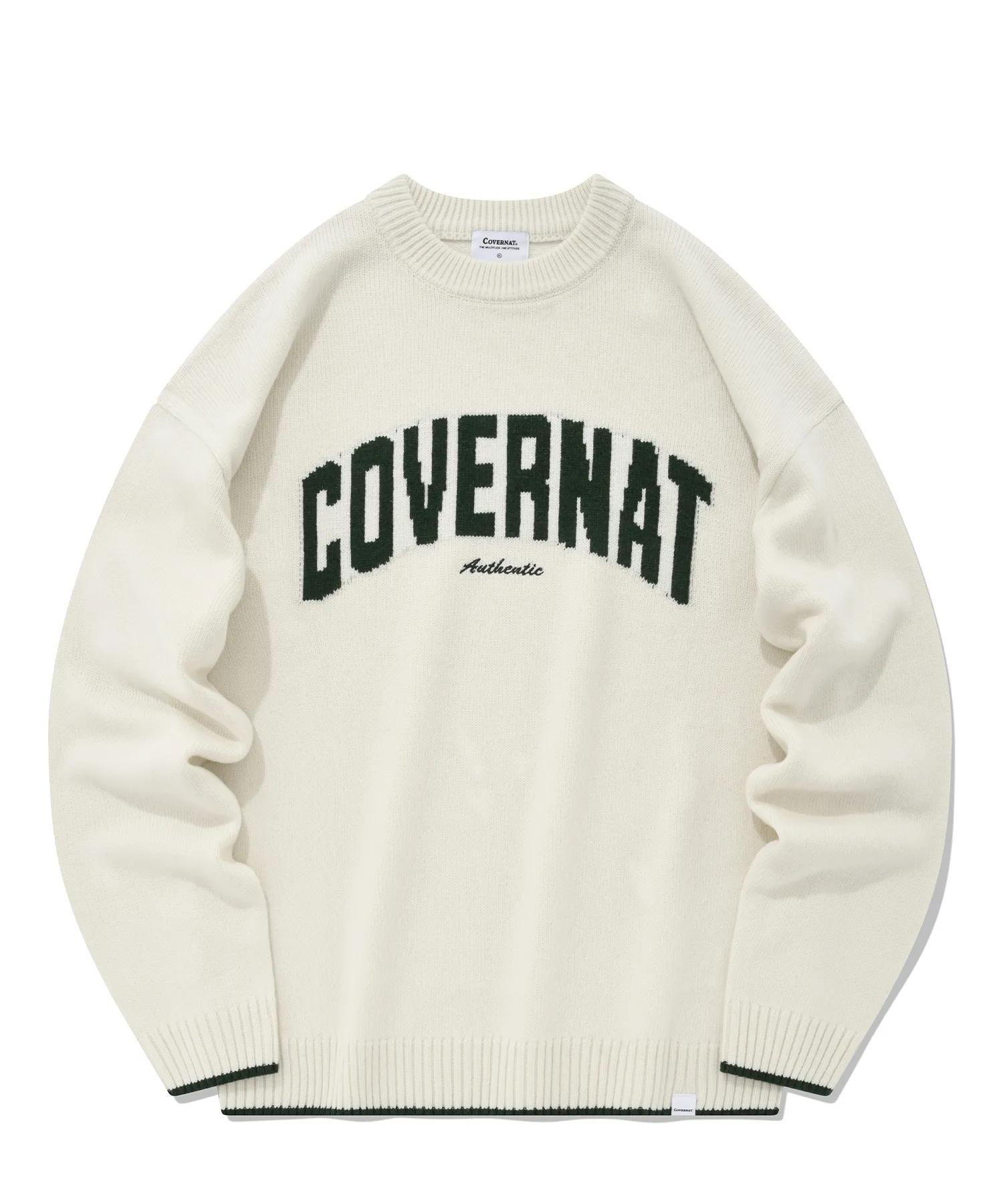 COVERNAT  |[COVERNAT]★arch logo crew neck knit