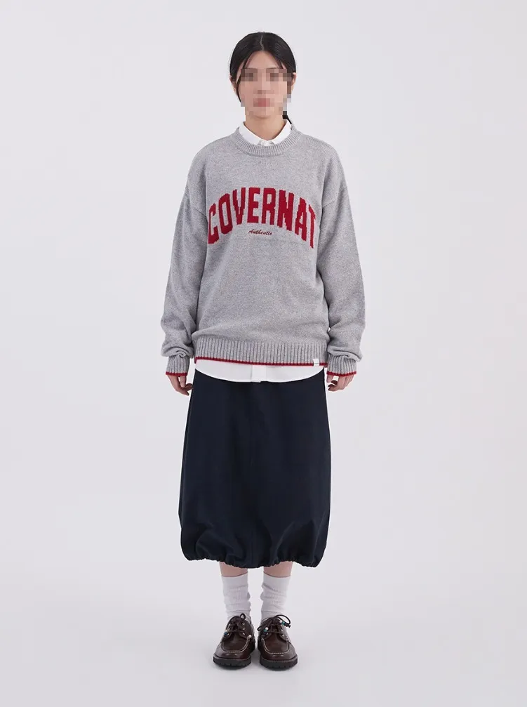 COVERNAT  |[COVERNAT]★arch logo crew neck knit