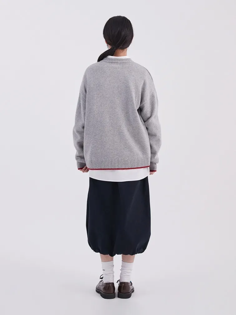 COVERNAT  |[COVERNAT]★arch logo crew neck knit