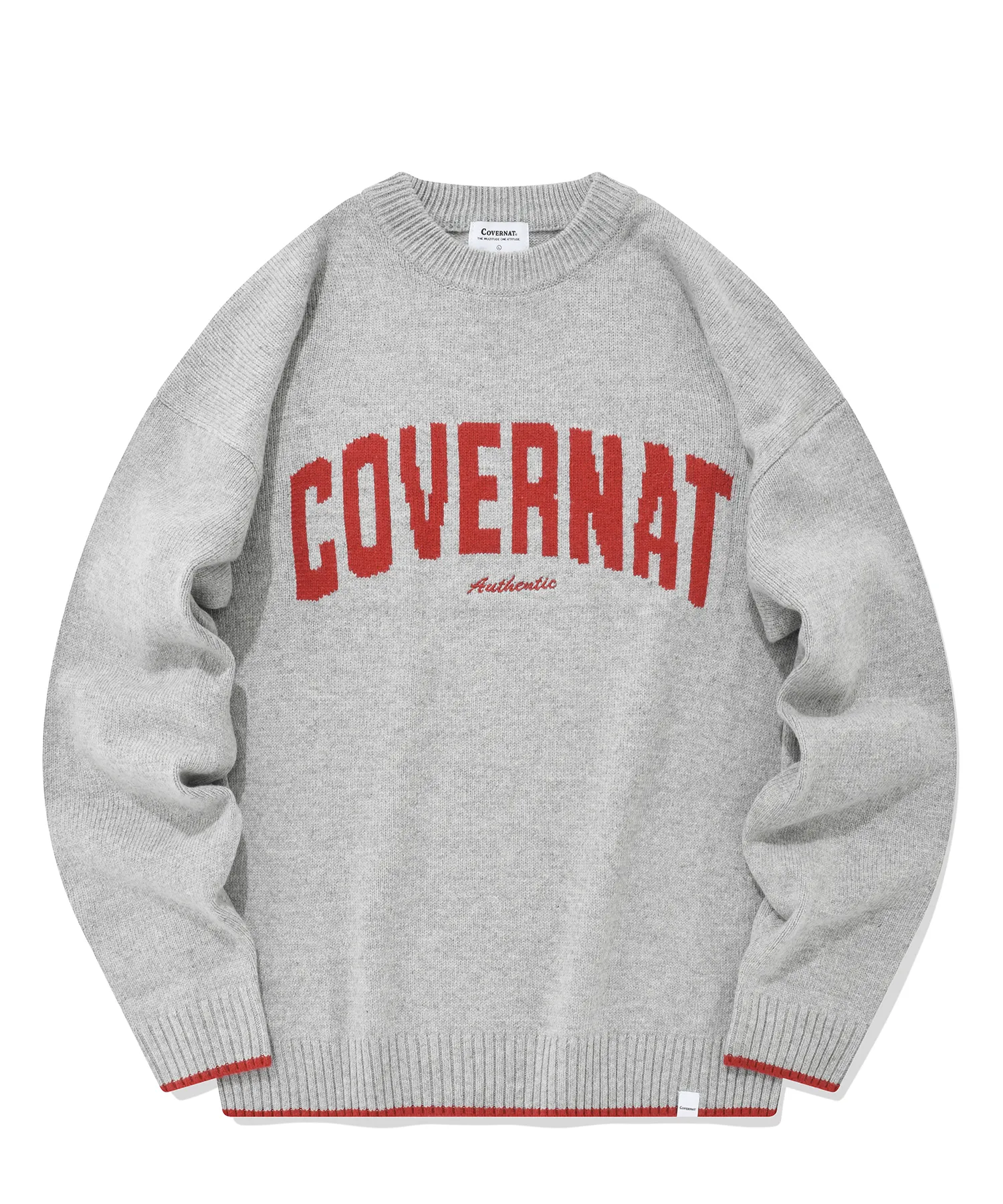 COVERNAT  |[COVERNAT]★arch logo crew neck knit