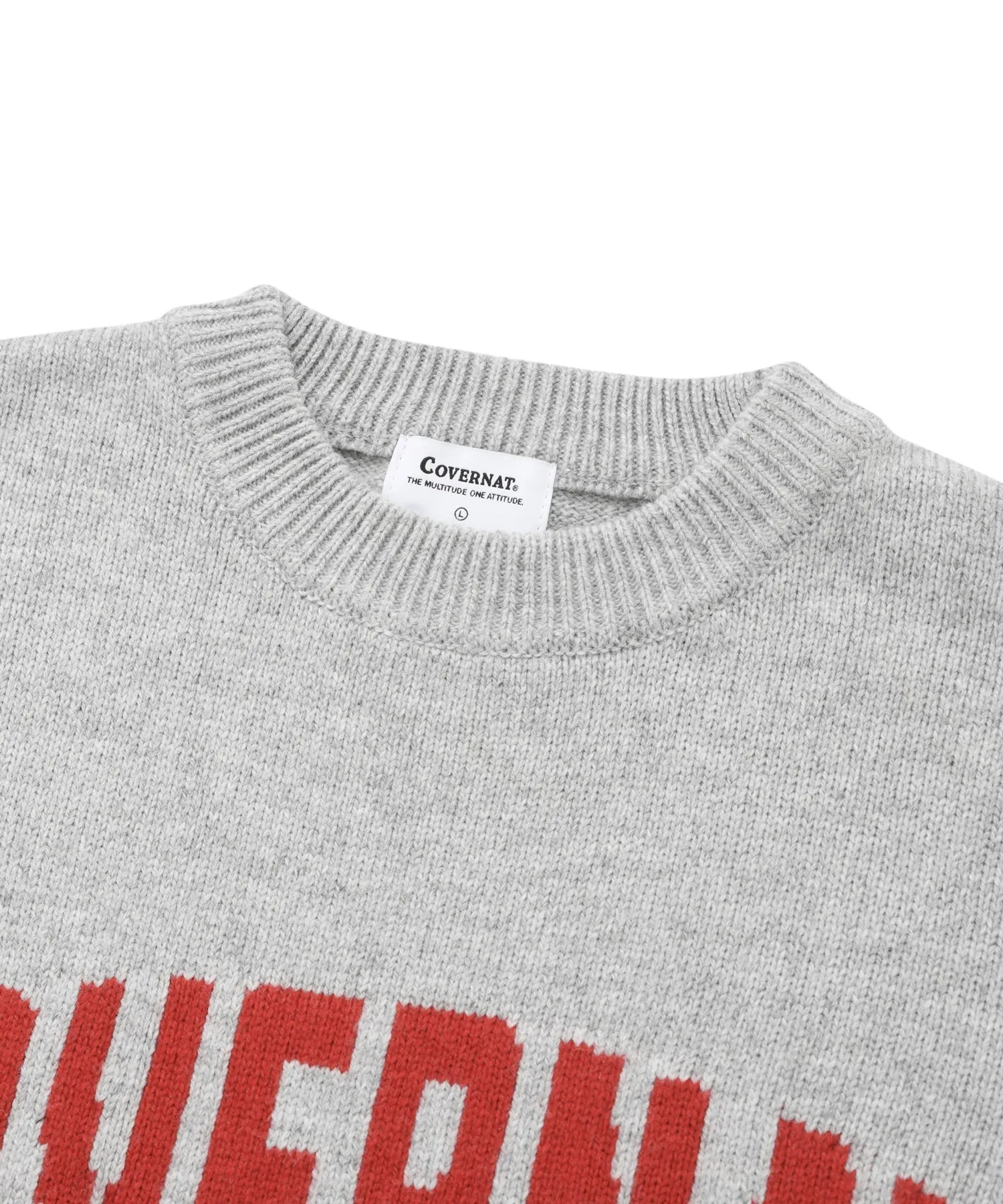 COVERNAT  |[COVERNAT]★arch logo crew neck knit