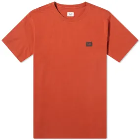 C.P. Company Small Stitch Block Logo T-ShirtBurnt Ochre