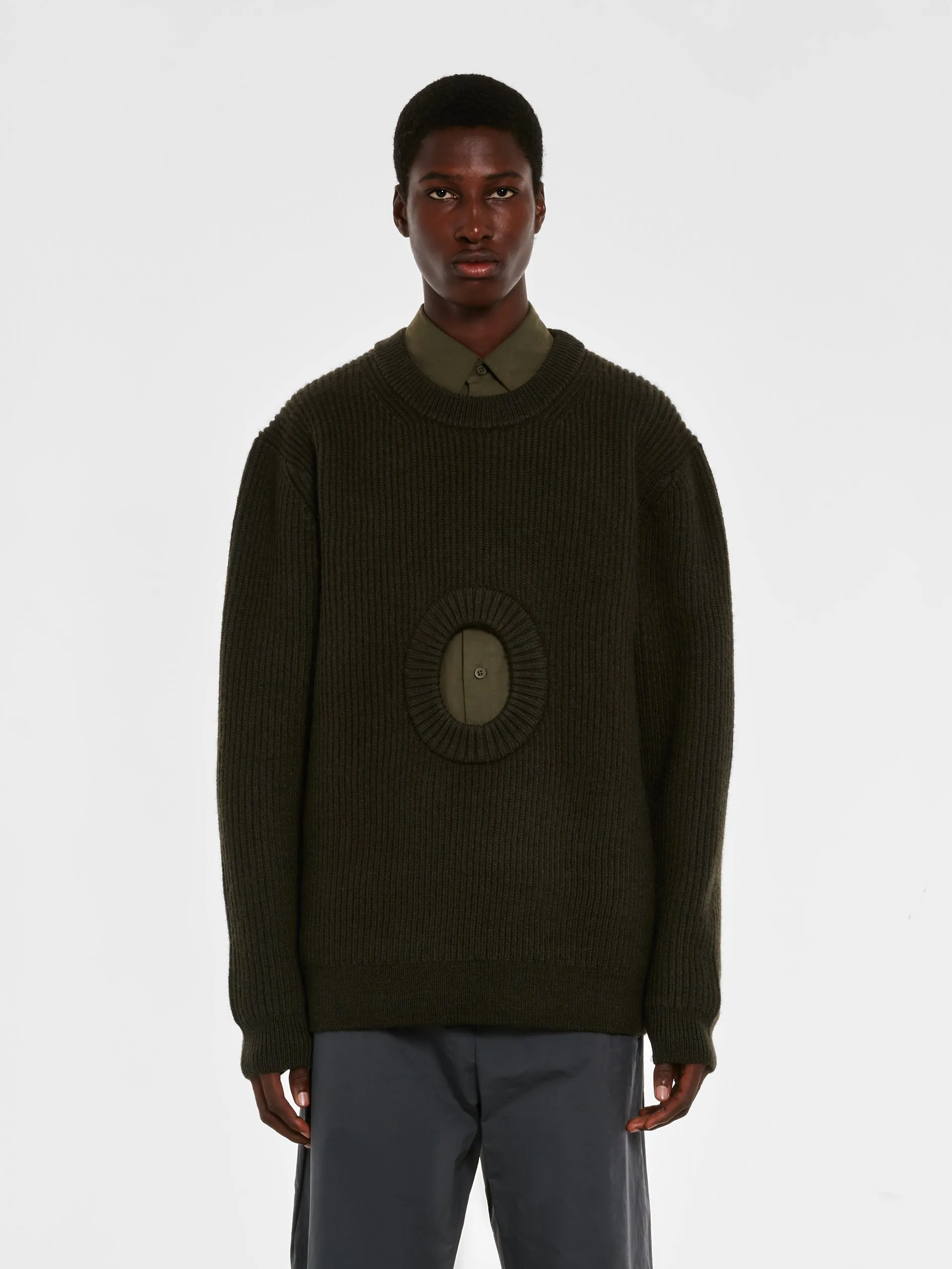 Craig Green - Men's Hole Sweater - (Olive)