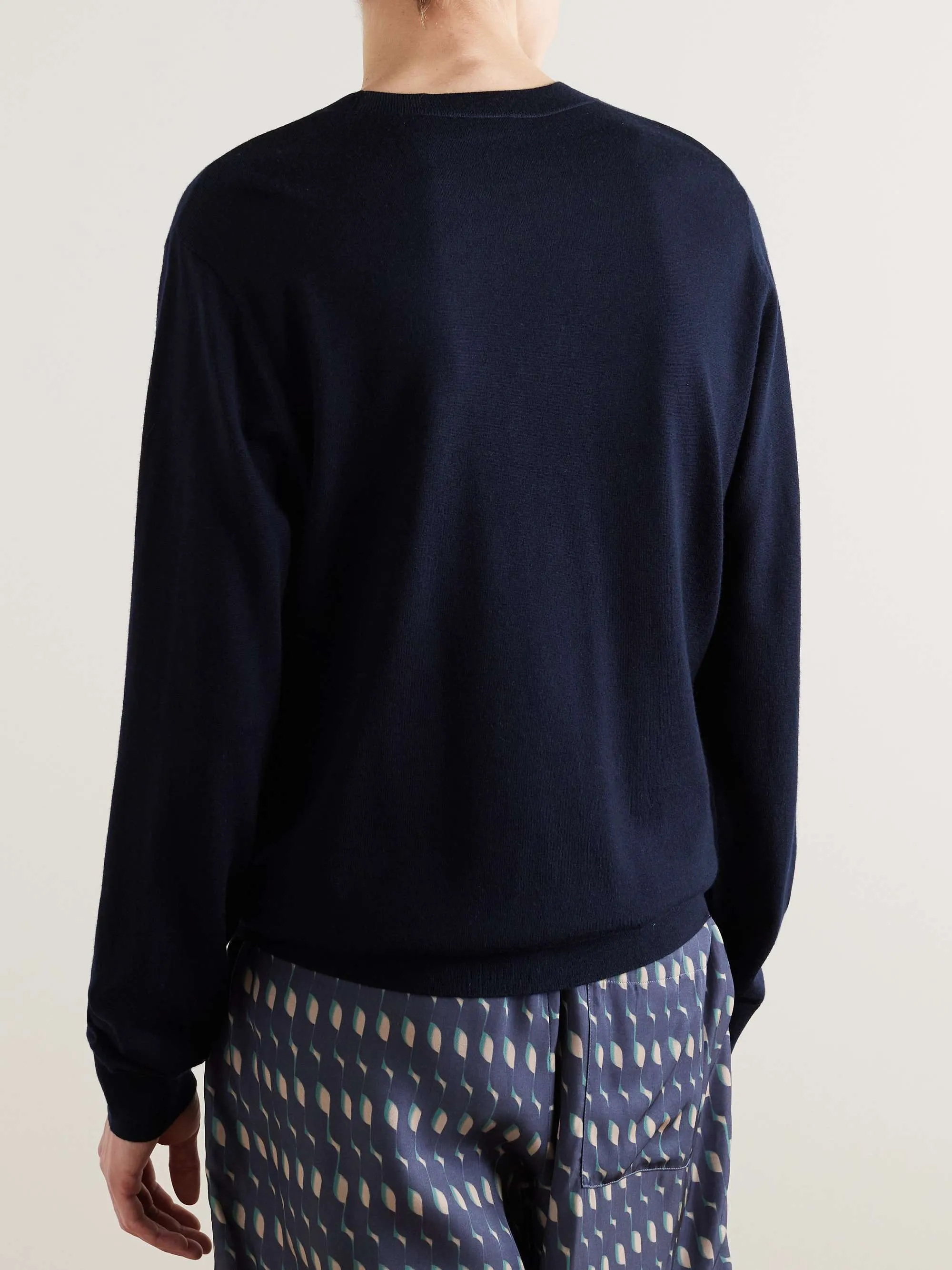 Dries Van Noten  |Crew Neck Wool Street Style Long Sleeves Plain Designers