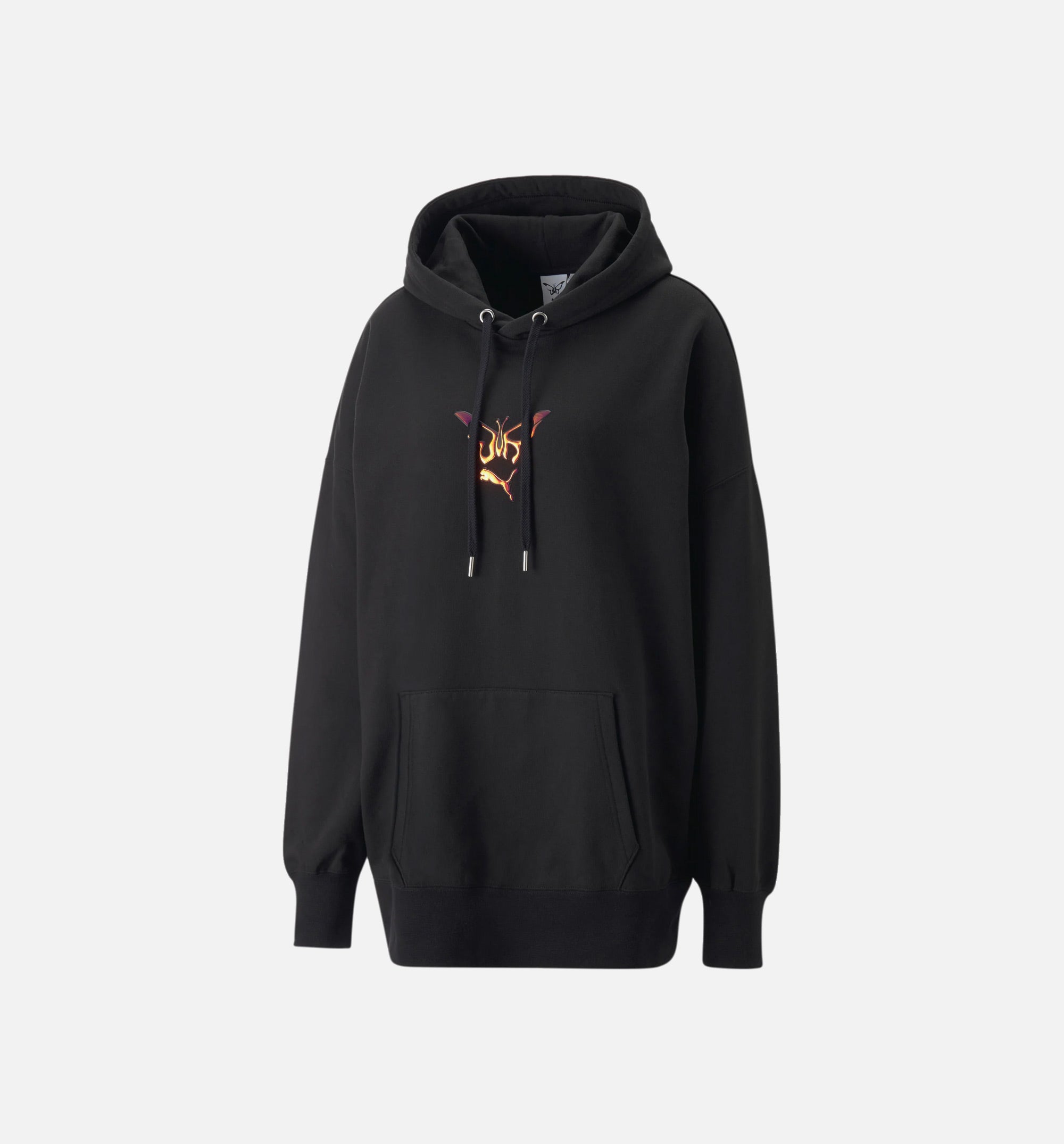 Dua Lipa Oversized Hoodie Womens Hoodie - Black