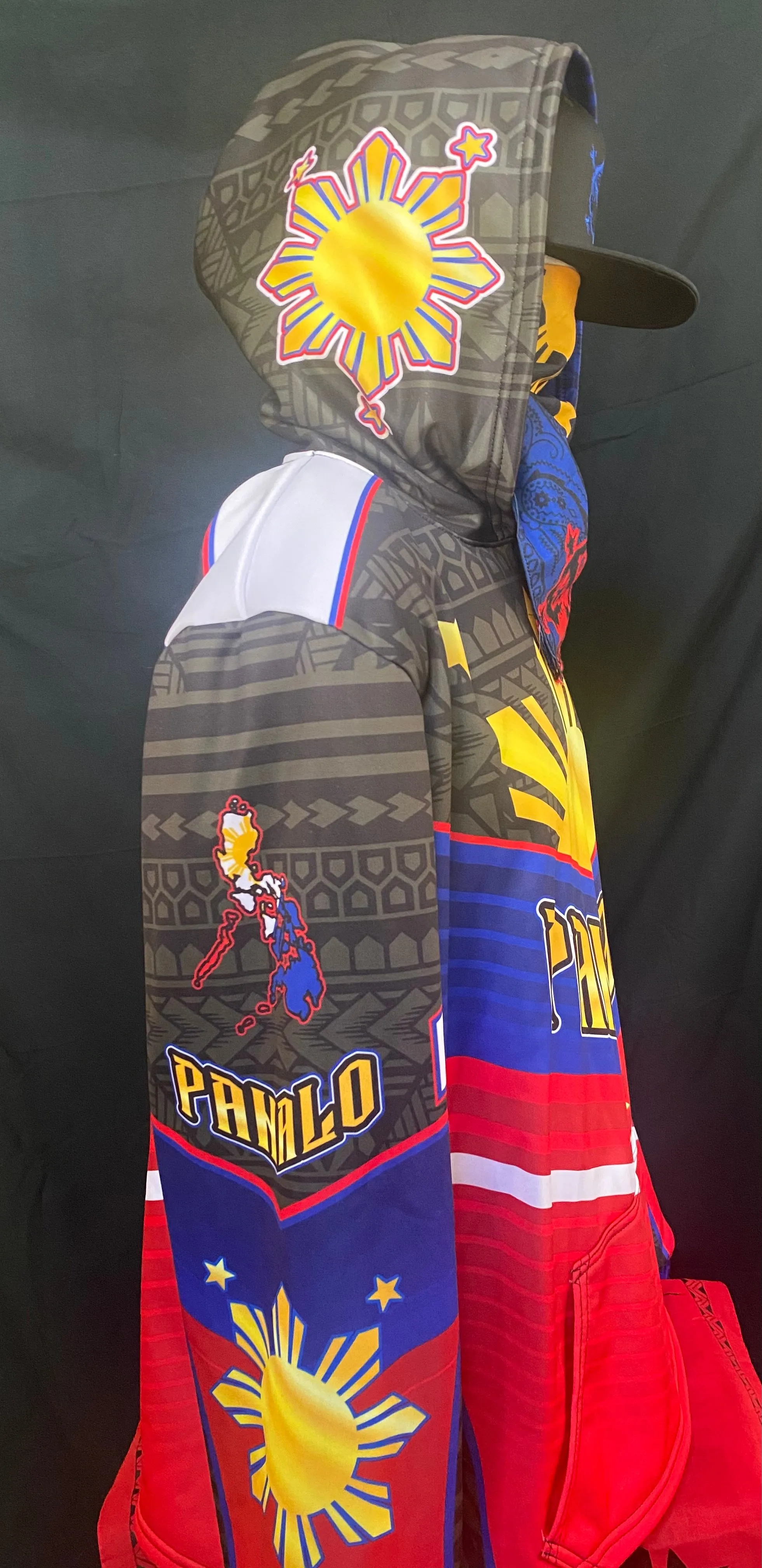 EZ MIL Panalo 3 stars and sun Hoodie