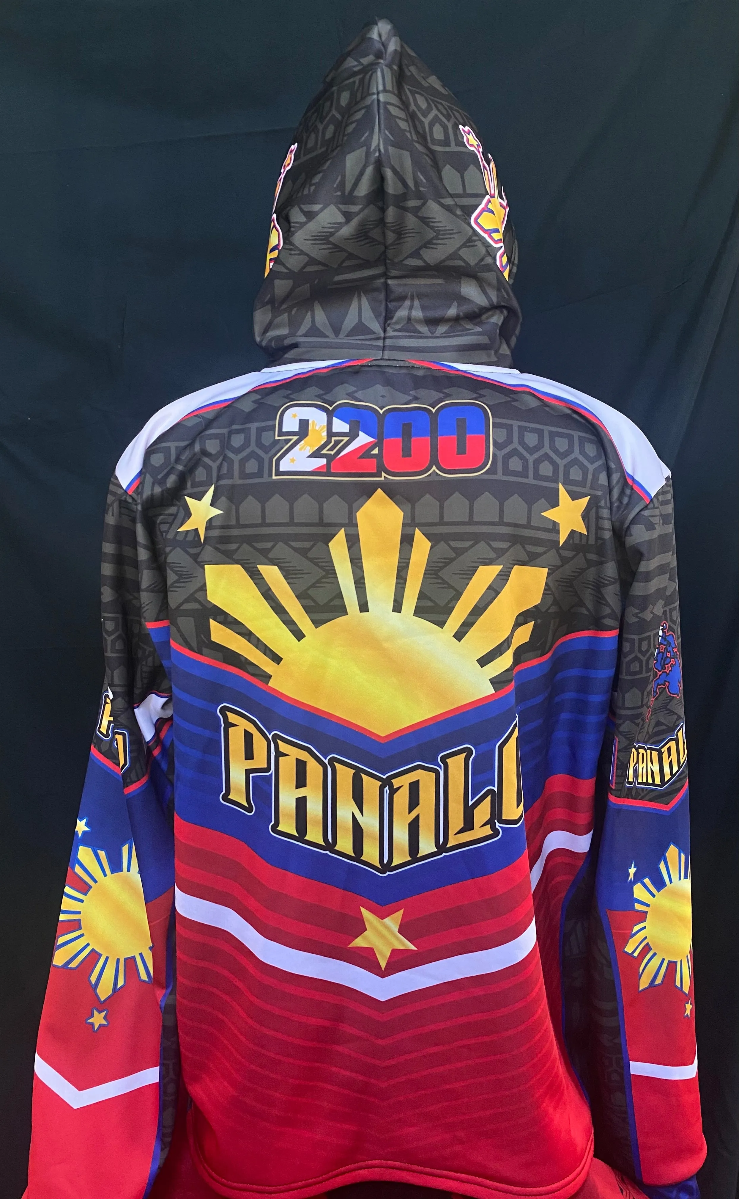 EZ MIL Panalo 3 stars and sun Hoodie