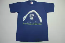 First Federal Bank Ape Orangatang Vintage 90's Jerzees Single Stitch T-Shirt