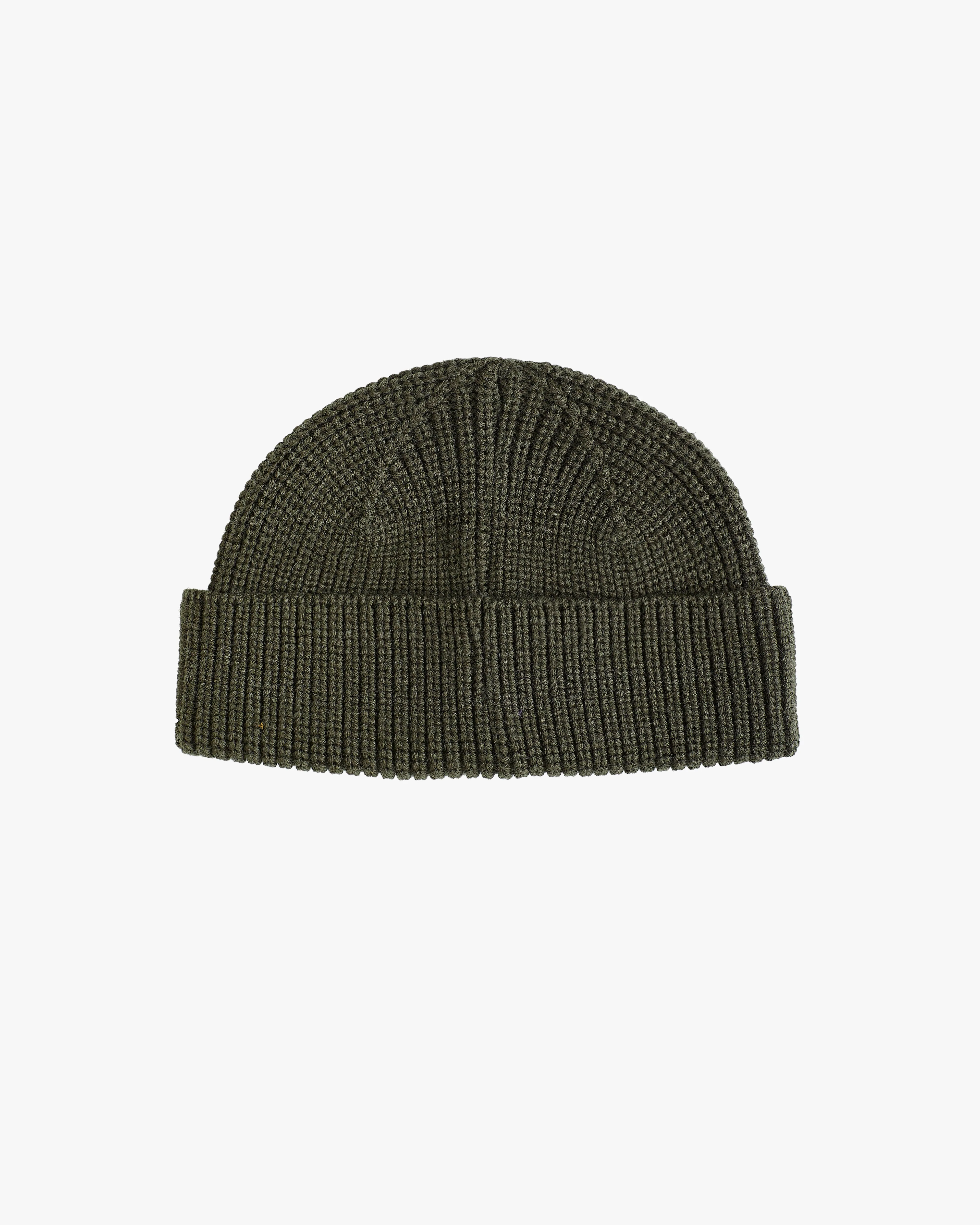 FISHERMAN BEANIE WITH PIN KHAKI