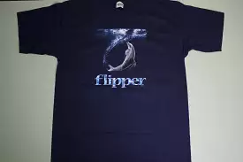 Flipper 1996 UCS Movie Promo 90's Murina USA Single Stitch Dolphin T-Shirt