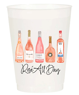 Frosted Cup Set, Pack of 10 - Rose All Day