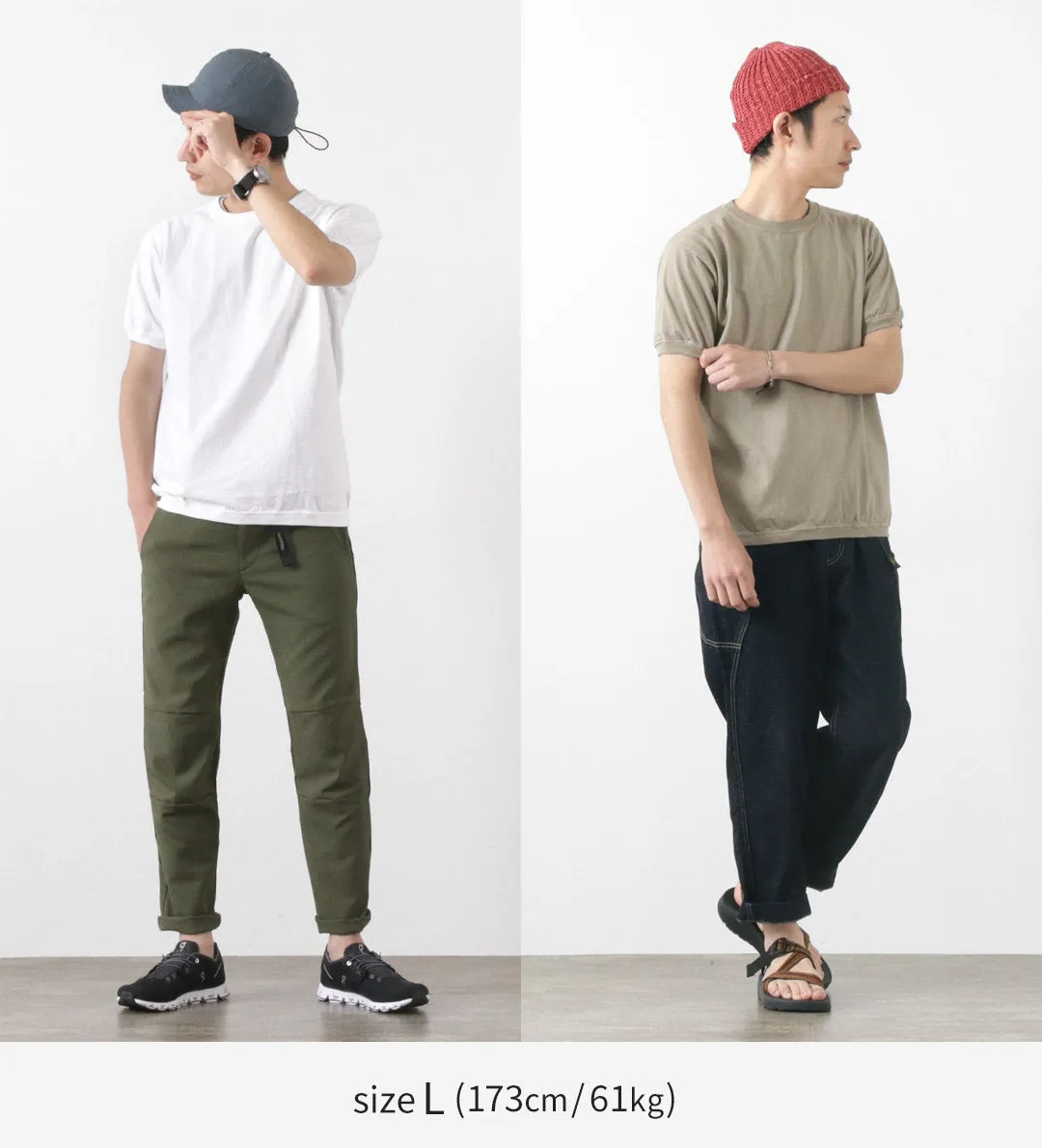 GOODWEAR（グッドウェア） クルーネック ショートスリーブ Tシャツ カフ＆ヘム リブ / 半袖 USAコットン ヘビーウェイト メンズ レディース