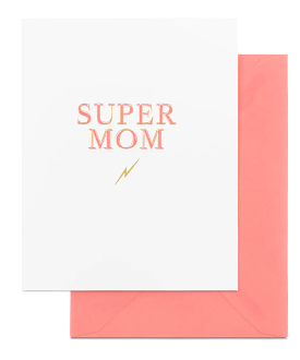 Greeting Card - Super Mom